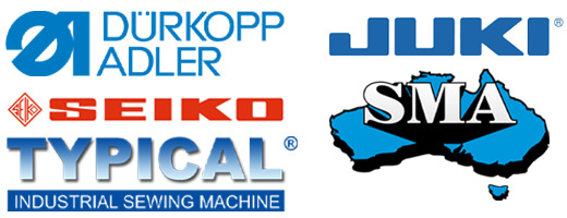 SMA Brand, Durkopp Adler, Juki, Seiko, Typical Industrial Sewing Machines for Canvas and Upholstery
